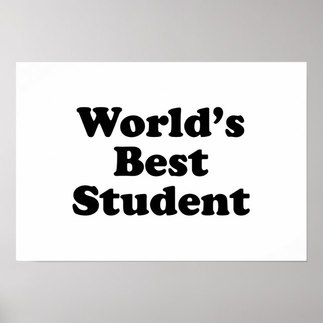 Världens bästa Student Poster (Framsidan)