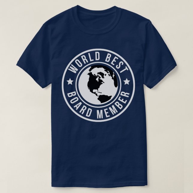 Världens bästa styrelseledamot 2 t shirt (Design framsida)
