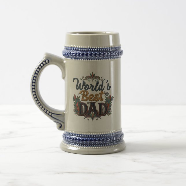 Världens bästa styrinrättning Pappa 22 oz Sejdel (Vänster)