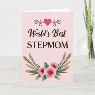 Världens Bästa Styv mamma Kort