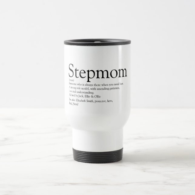 Världens bästa styvmamma någonsin, definition av s resemugg (Center)
