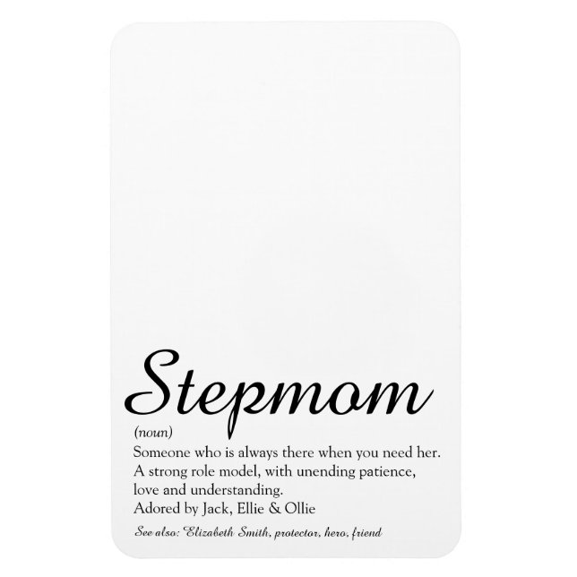 Världens bästa styvmamma någonsin, Styvmamma Defin Magnet (Vertikal)