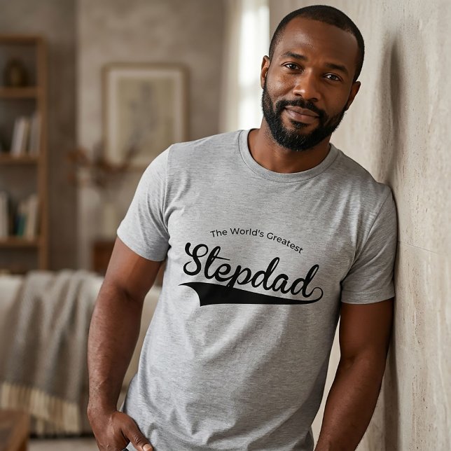 Världens Bästa Styvpappa T-Shirt (Skapare uppladdad)
