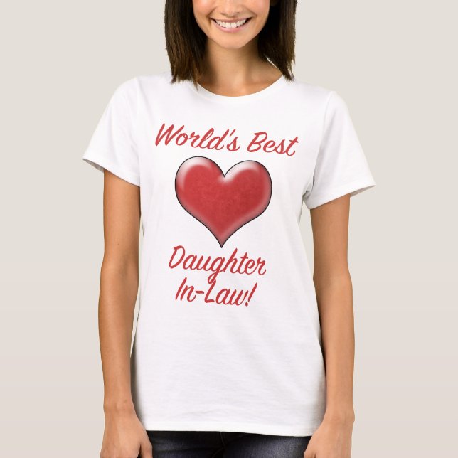 Världens bästa svärdotter t shirt (Framsida)