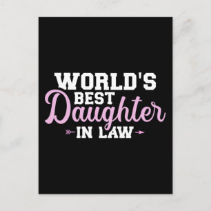 Världens bästa svärdotter vykort