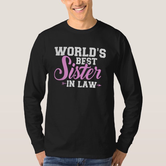 Världens bästa svärsyster t shirt (Framsida)