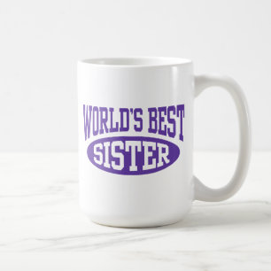 Världens bästa syster kaffemugg