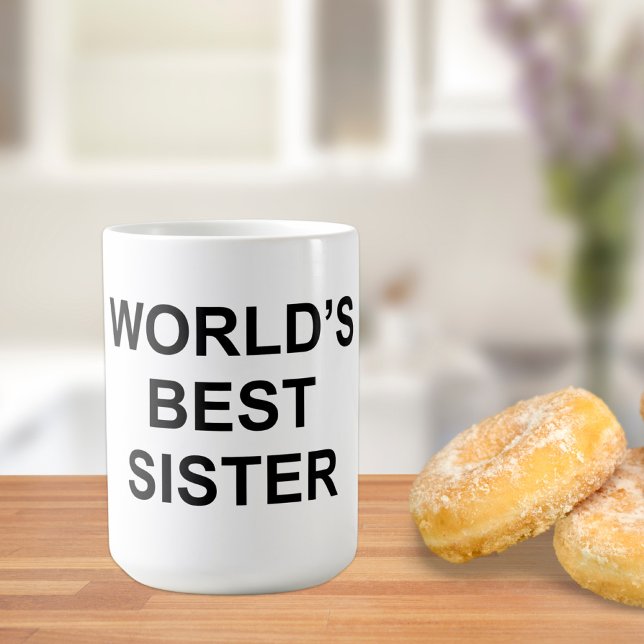 Världens bästa syster kaffemugg (Skapare uppladdad)