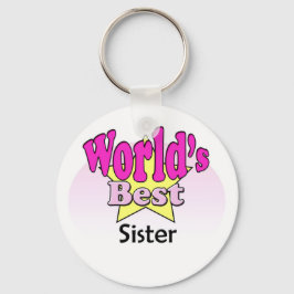 Världens bästa syster nyckelring