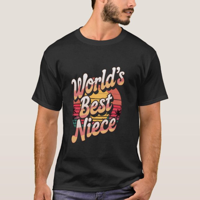 Världens bästa systerdotter t shirt (Framsida)