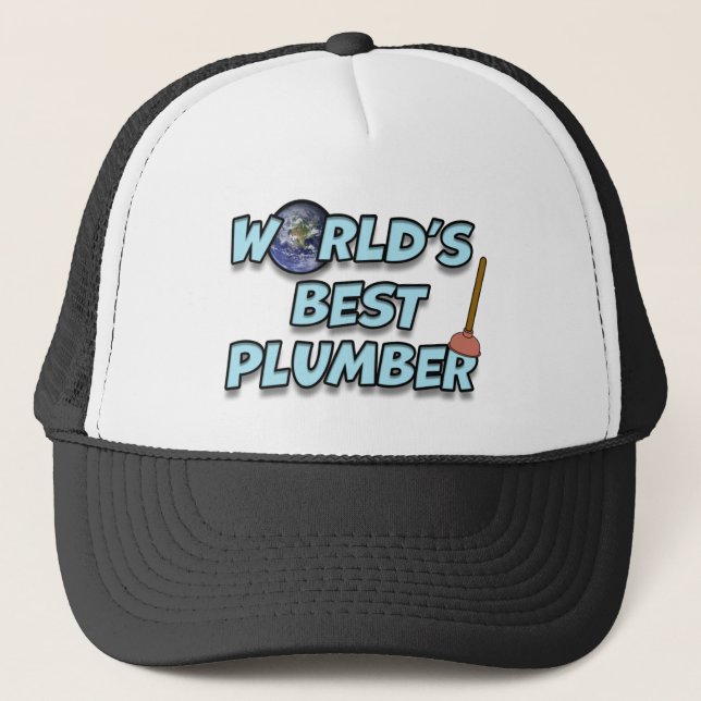 Världens bästa T-shirt för rörmokare Keps (Framsida)