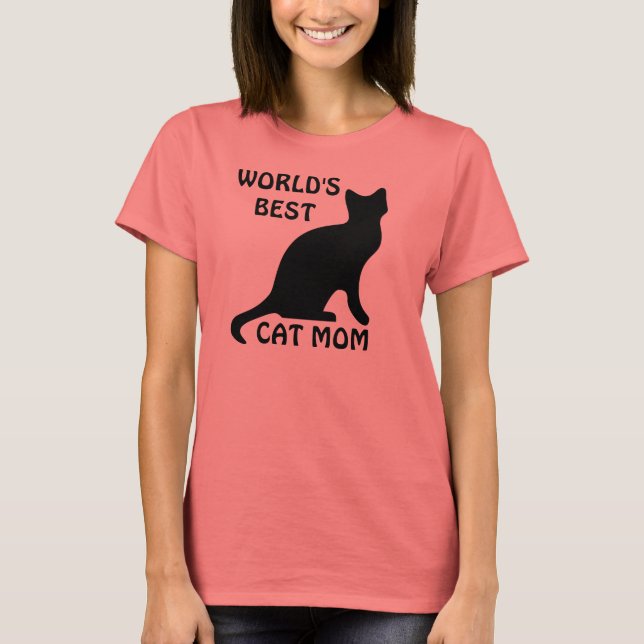 Världens bästa T-shirts med Kat Mamma (Framsida)