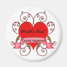 Världens bästa tandhygienist magnet