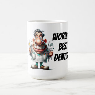 Världens bästa tandläkare kaffemugg
