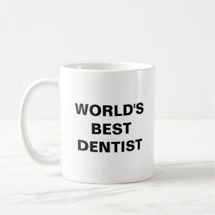 Världens bästa tandläkare kaffemugg