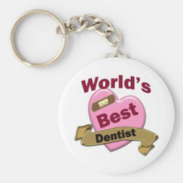 Världens bästa tandläkare nyckelring