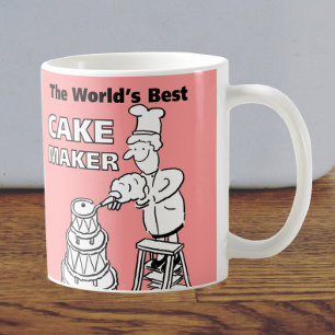 Världens bästa tårttillverkare kaffemugg