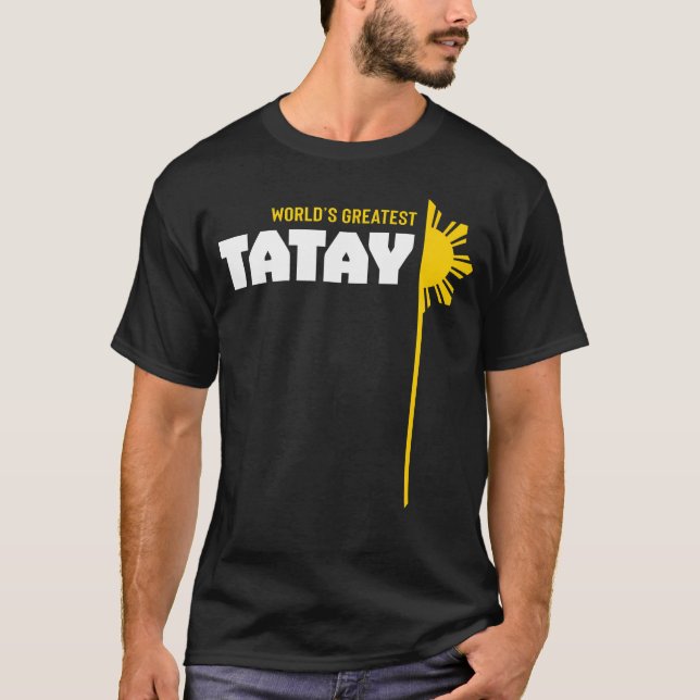 Världens Bästa Tatay - T Shirt (Framsida)