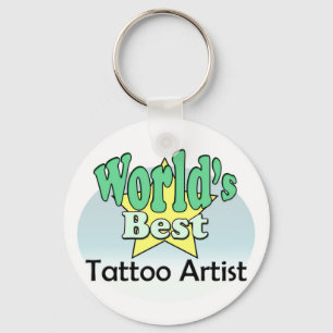 Världens bästa Tattoartist Nyckelring