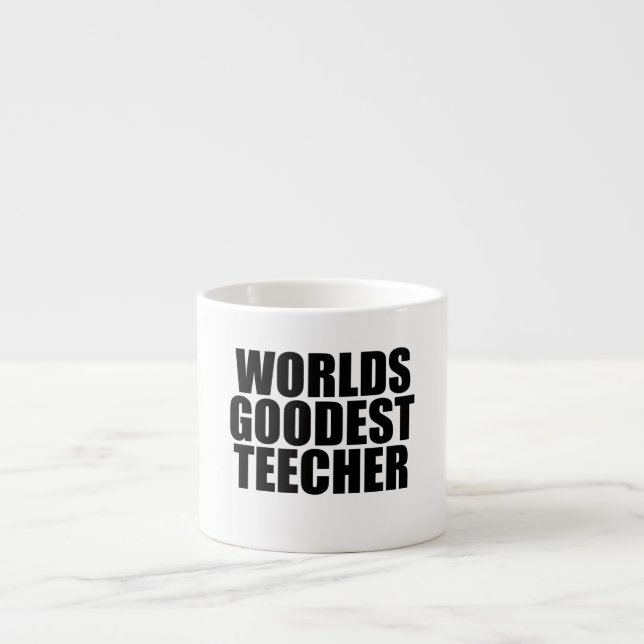 Världens bästa teecher espressomugg (Framsidan)