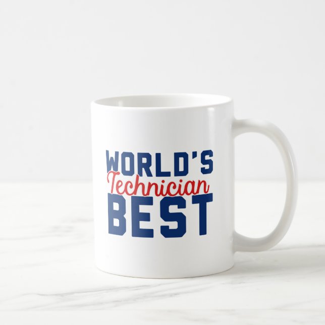 Världens bästa tekniker kaffemugg (Höger)