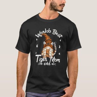 Världens Bästa Tiger Mamma För Tiger Söt Gnome 1 T Shirt