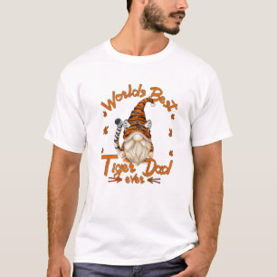 Världens bästa tiger-Pappa-fina utskrift från djur T Shirt