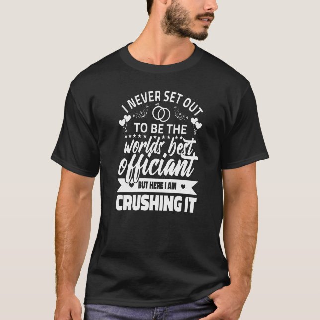 Världens bästa tjänsteman Marry Minister Marri i B T Shirt (Framsida)