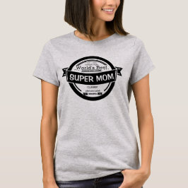 Världens bästa TOPPEN Mamma Est. Personlig år T-shirt