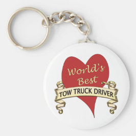 Världens bästa Tow Lastbil-drivrutin Nyckelring