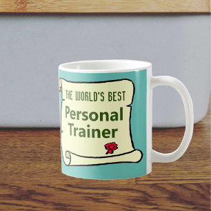 Världens bästa tränare. kaffemugg