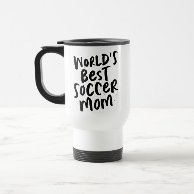 Världens bästa trendig för fotboll i coolan i mamm resemugg (Vänster)