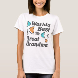 Världens bästa Underbara mormor Retro T Shirt