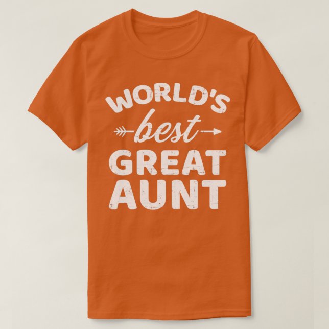Världens bästa underbara moster t shirt (Design framsida)