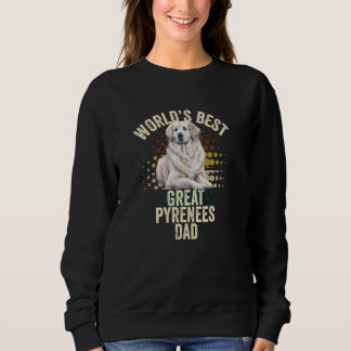 Världens bästa Underbara Pyrenéerna Pappa Retro Un T Shirt
