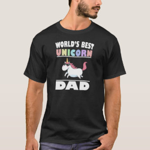 Världens bästa Unicorn Pappa Far Gift T-Shirt