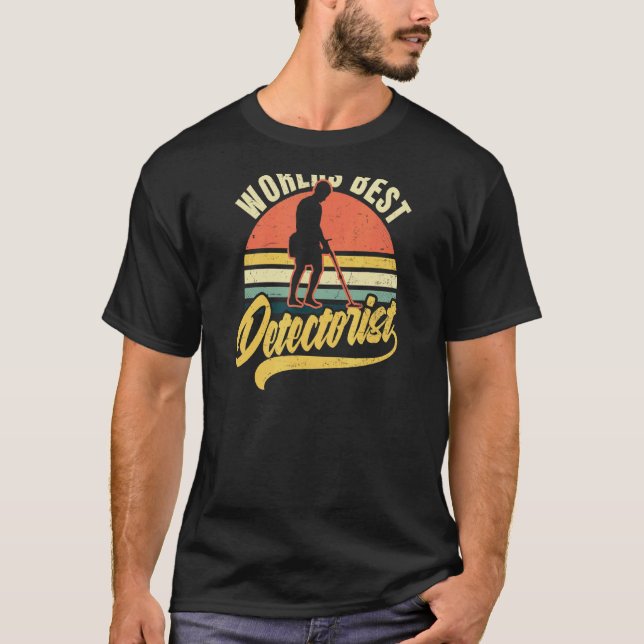 Världens bästa upptäckare av Metall T Shirt (Framsida)