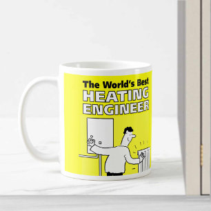 Världens bästa uppvärmning Ingenjör Kaffemugg