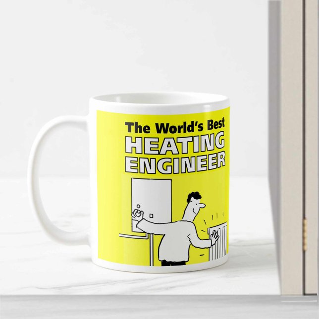 Världens bästa uppvärmning Ingenjör Kaffemugg (Skapare uppladdad)