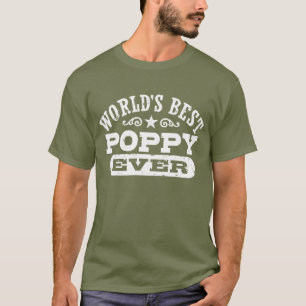 Världens bästa vallmo någonsin t shirt