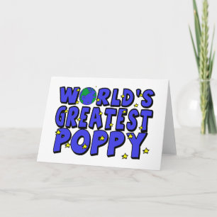 Världens Bästa Valpoppy Kort