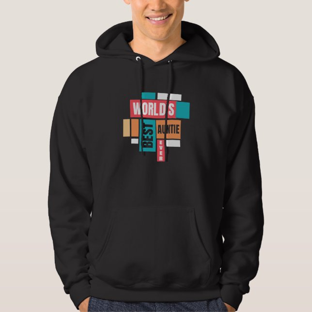 Världens bästa vän någonsin, nutida design från Ne Hoodie (Framsida)