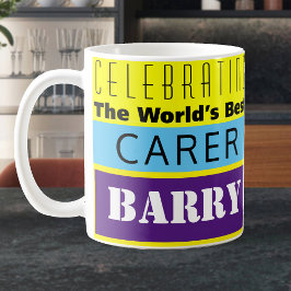 Världens bästa vårdare kaffemugg