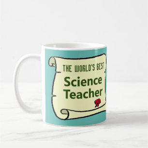 Världens bästa vetenskapslärare. kaffemugg