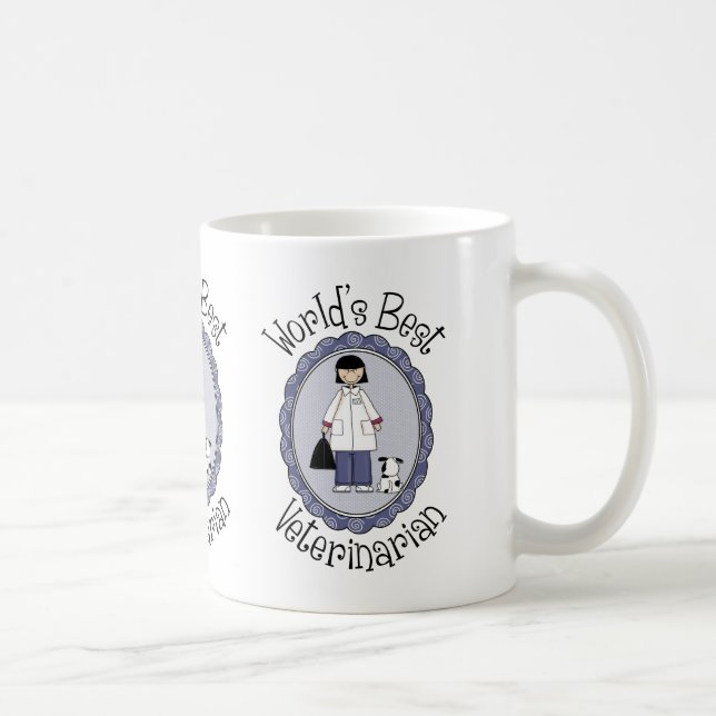 Världens bästa veterinär - Honung Kaffemugg (Höger)