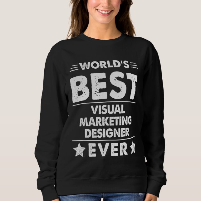 Världens bästa visuella Marknadsföring-designer nå T Shirt (Framsida)