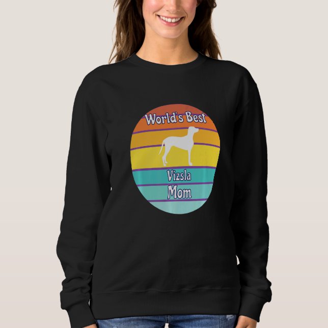 Världens Bästa Vizsla-Mamma T Shirt (Framsida)