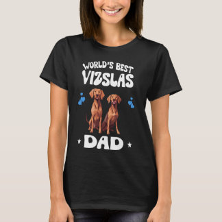 Världens bästa Vizsla Pappa Hund Pets T Shirt