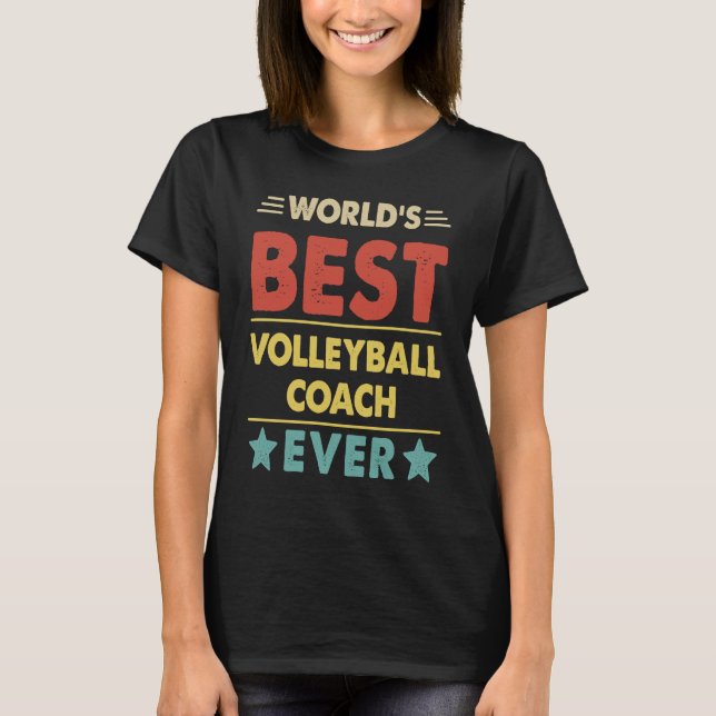 Världens bästa Volleyball-coach någonsin 1 T Shirt (Framsida)