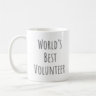 Världens bästa volontär kaffemugg